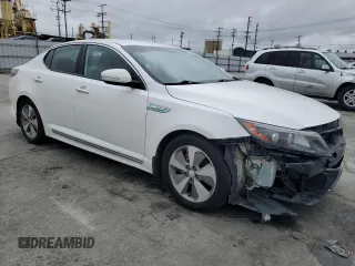 2016 Kia Optima Hybrid EX with VIN KNAGN4AD3G5098640, listed as a Copart auction lot 44230215 with 100,286 mi miles and Salvage Title. Bid and sale history available at carsss.com. Image 4.