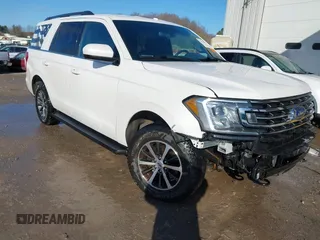 2019 Ford Expedition XLT with VIN 1FMJU1JT6KEA53410, listed as a IAAI auction lot 41826067 with 161,179 mi miles and . Bid and sale history available at DreamBid. Image 1.