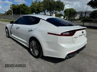 2018 Kia Stinger with VIN KNAE15LAXJ6032888, listed as a Copart auction lot 80171614 with 155,318 mi miles and Non Repairable. Bid and sale history available at DreamBid. Image 2.