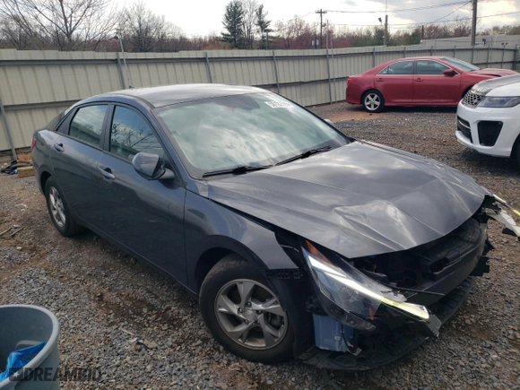 2021 Hyundai Elantra SE with VIN 5NPLL4AG3MH011039, listed as a Copart auction lot 50192505 with 35,077 mi miles and Salvage Title. Bid and sale history available at carsss.com. Image 4.