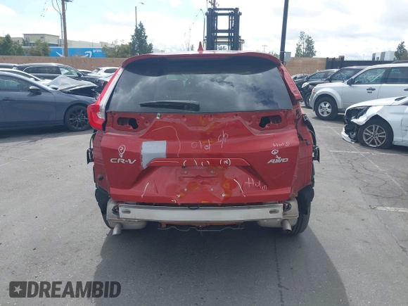2018 Honda CR-V EX-L with VIN 2HKRW2H85JH695138, listed as a IAAI auction lot 41655606 with 75,080 mi miles. Bid and sale history available at carsss.com. Image 16.