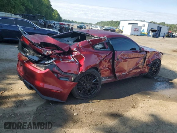 2019 Ford Mustang GT with VIN 1FA6P8CF0K5112877, listed as a Copart auction lot 59865955 with 85,527 mi miles and Salvage title. Bid and sale history available at DreamBid. Image 3.