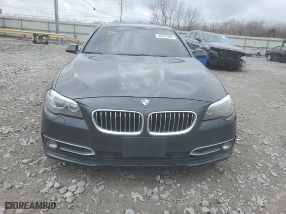 2015 BMW 5 Series 535i xDrive with VIN WBA5B3C51FD544501, listed as a Copart auction lot 44015325 with 185,034 mi miles and Salvage Title. Bid and sale history available at carsss.com. Image 5.