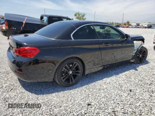 2018 BMW 4 Series 430i with VIN WBA4Z1C53JEC60921, listed as a Copart auction lot 50868155 with 76,229 mi miles and Salvage title. Bid and sale history available at DreamBid. Image 3.