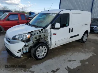 2015 Ram ProMaster City Cargo Tradesman SLT with VIN ZFBERFBTXF6963244, listed as a Copart auction lot 53054215 with 121,623 mi miles and Salvage Title. Bid and sale history available at carsss.com. Image 1.