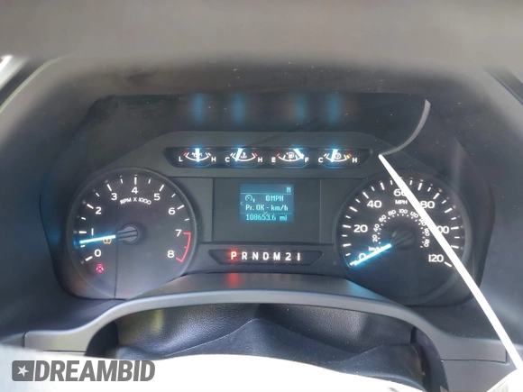 2019 Ford F-150 XL with VIN 1FTMF1CB6KKC92330, listed as a IAAI auction lot 41689485 with 108,653 mi miles. Bid and sale history available at carsss.com. Image 7.
