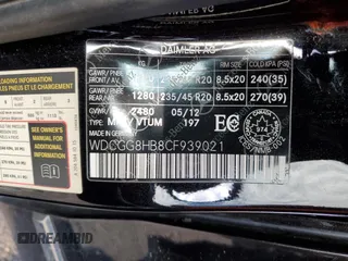 2012 Mercedes-Benz GLK 350 with VIN WDCGG8HB8CF939021, listed as a Copart auction lot 76901314 with 192,670 mi miles and Clean Title. Bid and sale history available at DreamBid. Image 13.