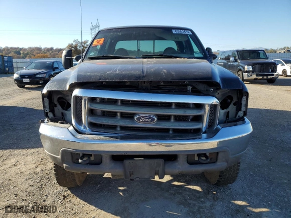 1999 Ford Super Duty F-350 SRW XL with VIN 1FTSW31F3XEA66504, listed as a Copart auction lot 83562414 with NaN miles and Salvage Title. Bid and sale history available at carsss.com. Image 5.