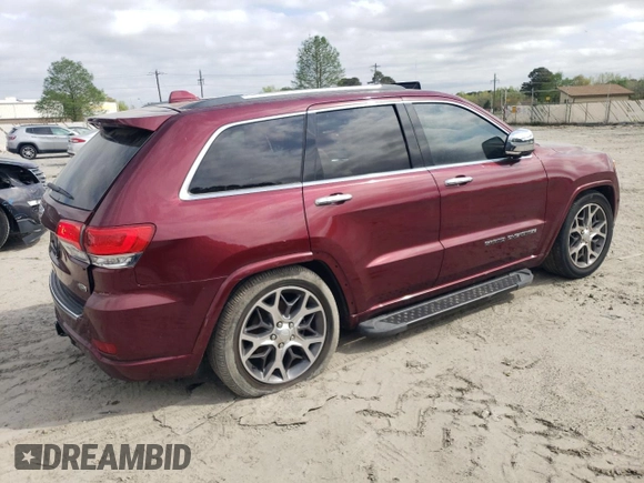 2020 Jeep Grand Cherokee Overland with VIN 1C4RJFCG9LC197270, listed as a Copart auction lot 53049795 with 29,437 mi miles and Salvage Title. Bid and sale history available at DreamBid. Image 3.