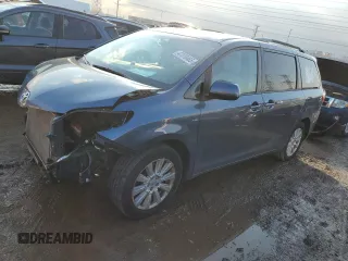 2017 Toyota Sienna LE with VIN 5TDJZ3DC8HS148910, listed as a Copart auction lot 47070465 with 87,024 mi miles and Salvage Title. Bid and sale history available at carsss.com. Image 1.