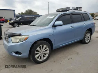 2008 Toyota Highlander Hybrid with VIN JTEEW41A982001176, listed as a Copart auction lot 76233804 with 221,265 mi miles and Clean Title. Bid and sale history available at carsss.com. Image 1.