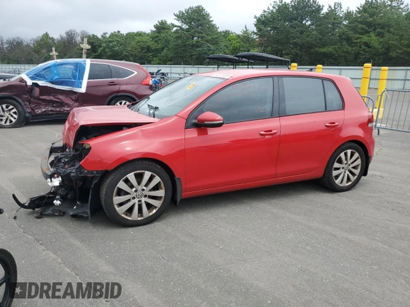 2012 Volkswagen Golf TDI z VIN WVWDM7AJ8CW290642, wystawiony jako Copart lot #64301855 z przebiegiem 156 570 mil mil oraz Szkoda całkowita • Salvage title. Historia ofert i sprzedaży dostępna na DreamBid. Obrazek 1.
