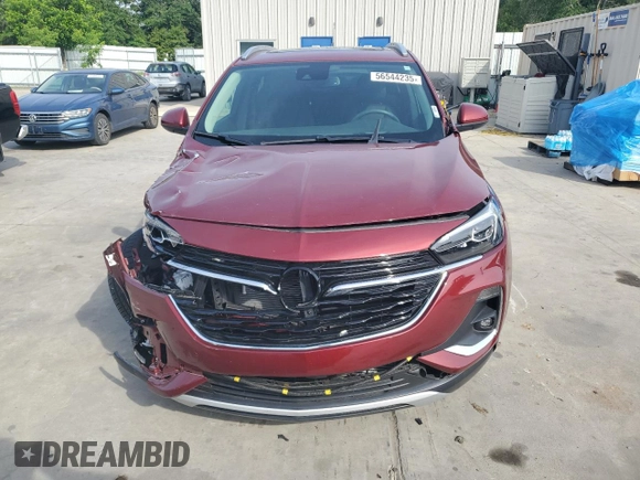 2023 Buick Encore GX Essence with VIN KL4MMFSL7PB029312, listed as a Copart auction lot 56544235 with 5,059 mi miles and Salvage title. Bid and sale history available at DreamBid. Image 5.