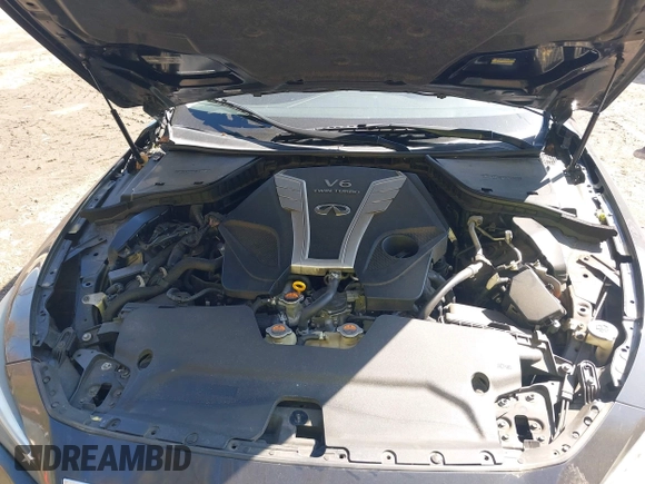 2018 Infiniti Q50 Luxe with VIN JN1EV7AP2JM352392, listed as a IAAI auction lot 41996631 with 90,492 mi miles and . Bid and sale history available at carsss.com. Image 10.
