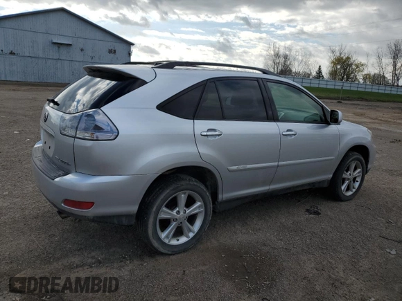 2008 Lexus RX 400h with VIN JTJHW31U282062663, listed as a Copart auction lot 53675635 with 307,202 mi miles and Clean Title. Bid and sale history available at DreamBid. Image 3.