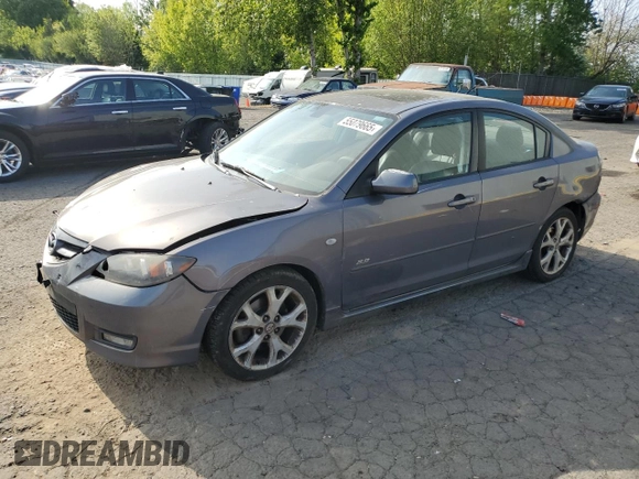 2009 Mazda 3 S Grand Touring with VIN JM1BK324791209943, listed as a Copart auction lot 55079665 with 84,494 mi miles and Salvage title. Bid and sale history available at DreamBid. Image 1.