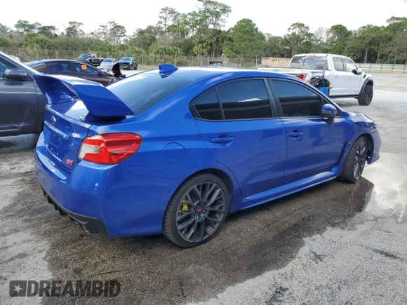 2019 Subaru WRX STI with VIN JF1VA2R65K9813893, listed as a Copart auction lot 79943064 with 60,172 mi miles and Clean Title. Bid and sale history available at carsss.com. Image 3.