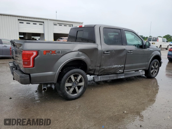 2015 Ford F-150 XLT with VIN 1FTEW1EF7FFB66447, listed as a Copart auction lot 55960855 with 166,518 mi miles and Salvage title. Bid and sale history available at DreamBid. Image 3.