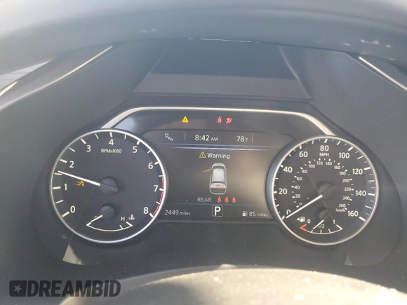 2024 Nissan Murano Platinum with VIN 5N1AZ2DS8RC117897, listed as a Copart auction lot 52198185 with 2,449 mi miles and Clean title. Bid and sale history available at DreamBid. Image 9.