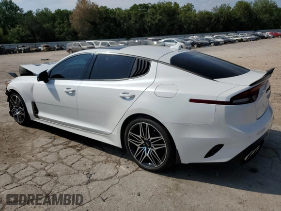 2022 Kia Stinger GT2 with VIN KNAE55LC7N6101872, listed as a Copart auction lot 68323304 with 45,305 mi miles and Salvage Title. Bid and sale history available at DreamBid. Image 2.