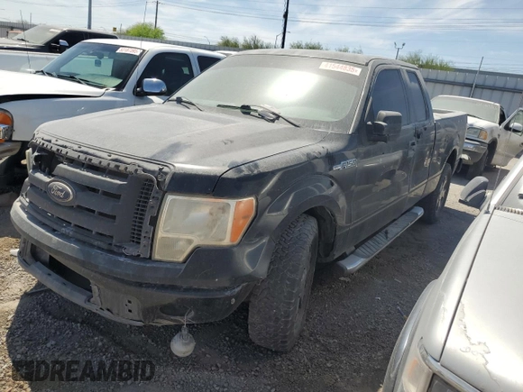 2010 Ford F-150 XL with VIN 1FTEX1CW7AFA12927, listed as a Copart auction lot 41544835 with 240,143 mi miles and Salvage Title. Bid and sale history available at carsss.com. Image 1.