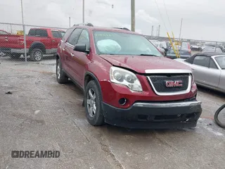 2011 GMC Acadia SL with VIN 1GKKRNED3BJ257940, listed as a IAAI auction lot 41564647 with 180,664 mi miles and . Bid and sale history available at carsss.com. Image 1.