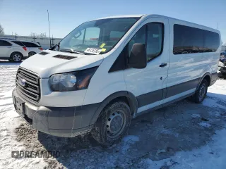 2018 Ford Transit Wagon XL with VIN 1FMZK1YMXJKB47281, listed as a Copart auction lot 46135185 with 0 mi miles and Clean Title. Bid and sale history available at carsss.com. Image 1.