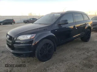 2015 Audi Q7 Vorsprung Edition with VIN WA1WGCFE5FD012716, listed as a Copart auction lot 46939455 with 151,612 mi miles and Salvage title. Bid and sale history available at DreamBid. Image 1.