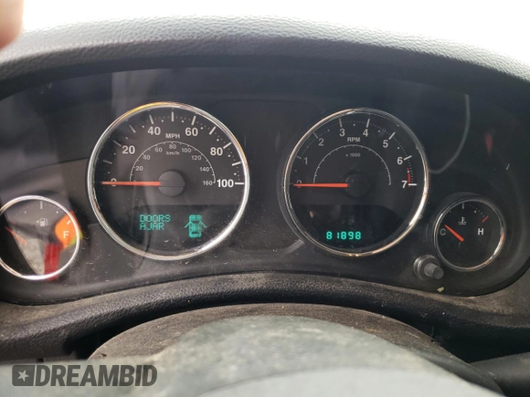 2013 Jeep Wrangler Sport with VIN 1C4AJWAG5DL670065, listed as a Copart auction lot 48245155 with 81,898 mi miles and Clean Title. Bid and sale history available at carsss.com. Image 9.
