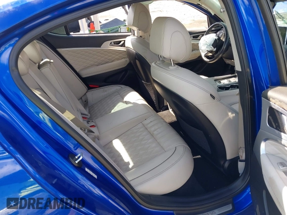 2019 Genesis G70 Advanced with VIN KMTG34LE2KU022342, listed as a IAAI auction lot 41806699 with 49,250 mi miles and . Bid and sale history available at DreamBid. Image 8.