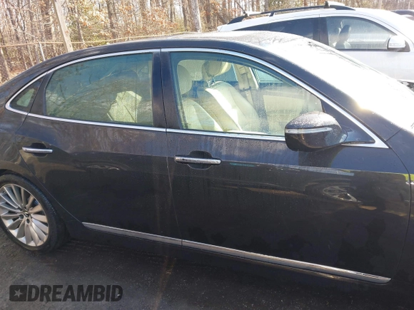 2015 Hyundai Equus Signature with VIN KMHGH4JHXFU095828, listed as a IAAI auction lot 41577881 with 173,663 mi miles and . Bid and sale history available at DreamBid. Image 14.