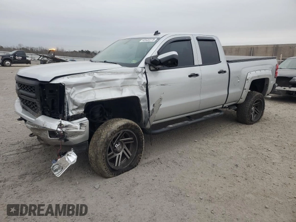 2014 Chevrolet Silverado 1500 LTZ with VIN 1GCVKSEC3EZ195612, listed as a Copart auction lot 43532275 with 84,692 mi miles and Salvage Title. Bid and sale history available at DreamBid. Image 1.