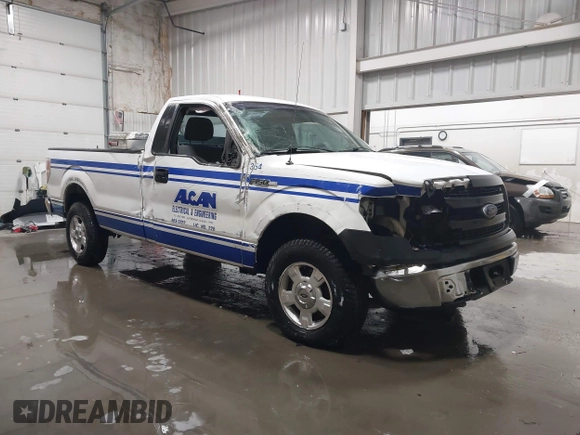 2014 Ford F-150 XL with VIN 1FTMF1EM8EKD07316, listed as a IAAI auction lot 41243529 with 91,577 mi miles and . Bid and sale history available at DreamBid. Image 1.
