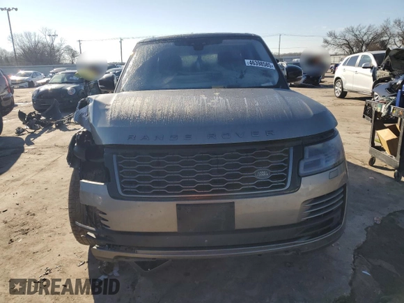 2018 Land Rover Range Rover HSE z VIN SALGS2SVXJA396195, wystawiony jako Copart lot #46398585 z przebiegiem 81 131 mil mil oraz Szkoda całkowita • Salvage title. Historia ofert i sprzedaży dostępna na DreamBid. Obrazek 5.