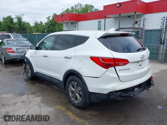 2014 Hyundai Santa Fe z VIN 5XYZTDLB5EG147354, wystawiony jako IAAI lot #42235940 z przebiegiem 107 466 mil mil oraz . Historia ofert i sprzedaży dostępna na DreamBid. Obrazek 3.