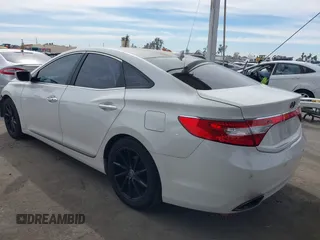 2013 Hyundai Azera with VIN KMHFG4JG3DA250451, listed as a IAAI auction lot 41682203 with 132,229 mi miles and . Bid and sale history available at DreamBid. Image 3.