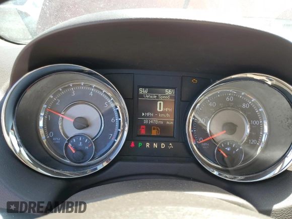 2013 Chrysler Town & Country Touring with VIN 2C4RC1BG3DR802617, listed as a Copart auction lot 48509075 with 181,478 mi miles and Salvage Title. Bid and sale history available at carsss.com. Image 9.