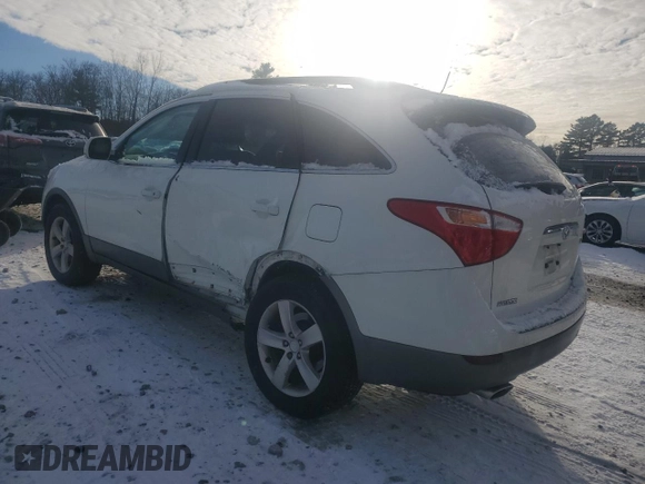 2007 Hyundai Veracruz GLS with VIN KM8NU73CX7U012177, listed as a Copart auction lot 86046444 with 208,858 mi miles and Clean Title. Bid and sale history available at DreamBid. Image 2.