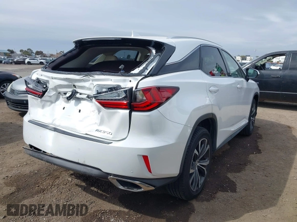 2017 Lexus RX with VIN JTJBZMCA1H2015937, listed as a IAAI auction lot 41735167 with 47,410 mi miles. Bid and sale history available at carsss.com. Image 4.