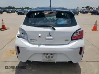2023 Mitsubishi Mirage Black Edition с VIN ML32AWHJ7PH001487, выставлен на аукционе Copart как лот 59684945 с пробегом 39 160 миль миль и Списание • Salvage title. История ставок и продаж доступна на DreamBid. Изображение 6.
