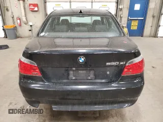 2007 BMW 5 Series 530xi with VIN WBANF73537CU22743, listed as a Copart auction lot 51492785 with 169,366 mi miles and Non Repairable. Bid and sale history available at carsss.com. Image 6.