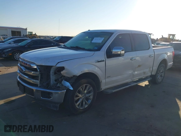 2017 Ford F-150 XL with VIN 1FTEW1CG2HKD52905, listed as a IAAI auction lot 41117697 with 163,373 mi miles. Bid and sale history available at carsss.com. Image 2.