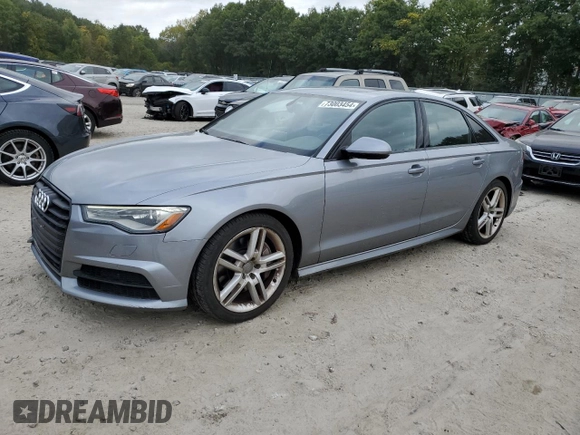 2016 Audi A6 2.0T Premium with VIN WAUFFAFC8GN190477, listed as a Copart auction lot 73003454 with 82,737 mi miles and Salvage Title. Bid and sale history available at carsss.com. Image 1.