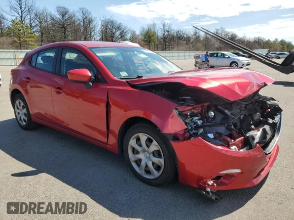2016 Mazda 3 i Sport with VIN JM1BM1J78G1328821, listed as a Copart auction lot 52765265 with 155,804 mi miles and Salvage Title. Bid and sale history available at DreamBid. Image 4.