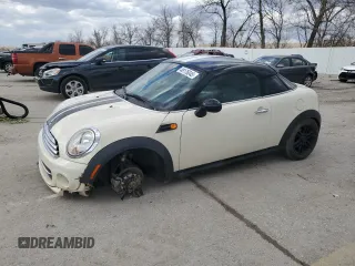2013 MINI Cooper Coupe with VIN WMWSX1C56DT507407, listed as a Copart auction lot 48176045 with 110,616 mi miles and Salvage Title. Bid and sale history available at carsss.com. Image 1.