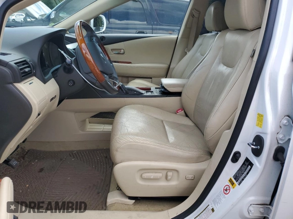 2010 Lexus RX 350 z VIN JTJBK1BA4A2418112, wystawiony jako Copart lot #53911515 z przebiegiem 120 368 mil mil oraz Szkoda całkowita • Salvage title. Historia ofert i sprzedaży dostępna na DreamBid. Obrazek 7.