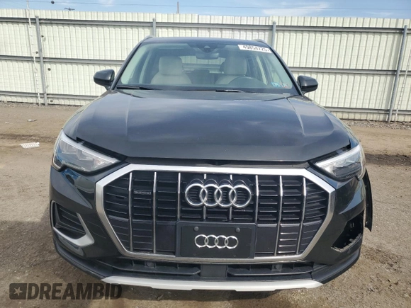 2020 Audi Q3 Premium with VIN WA1AECF35L1035909, listed as a Copart auction lot 49854725 with 78,602 mi miles and Salvage title. Bid and sale history available at DreamBid. Image 5.