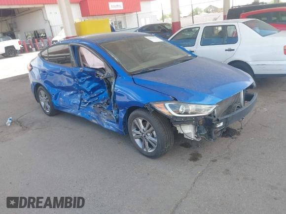 2018 Hyundai Elantra SEL with VIN 5NPD84LF9JH380476, listed as a IAAI auction lot 42032354 with 60,289 mi miles. Bid and sale history available at carsss.com. Image 1.