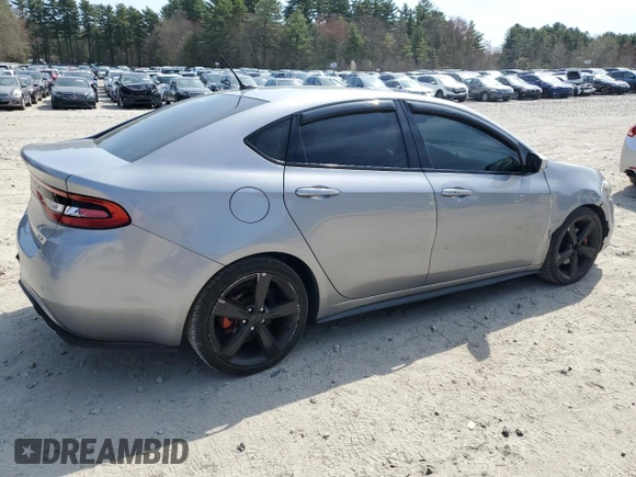2015 Dodge Dart GT with VIN 1C3CDFEBXFD166403, listed as a Copart auction lot 53940105 with 130,242 mi miles and Clean Title. Bid and sale history available at DreamBid. Image 3.