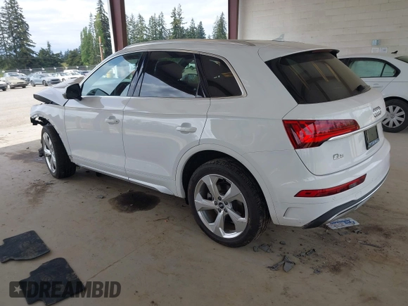 2021 Audi Q5 Premium Plus z VIN WA1BAAFY5M2004171, wystawiony jako IAAI lot #42140899 z przebiegiem 62 544 mil mil oraz . Historia ofert i sprzedaży dostępna na DreamBid. Obrazek 3.